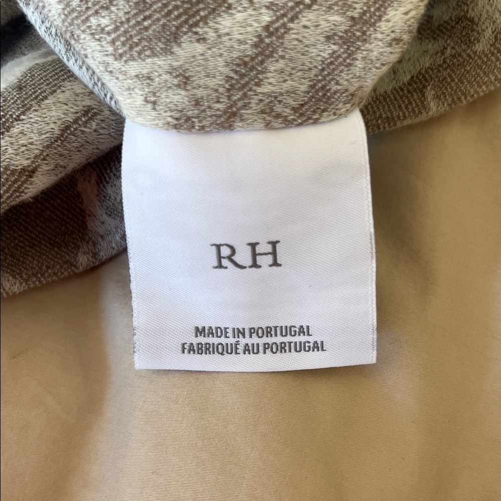 Restoration Hardware Castillo Medal King ShamNatural/Mushroom - Picture 5 of 8